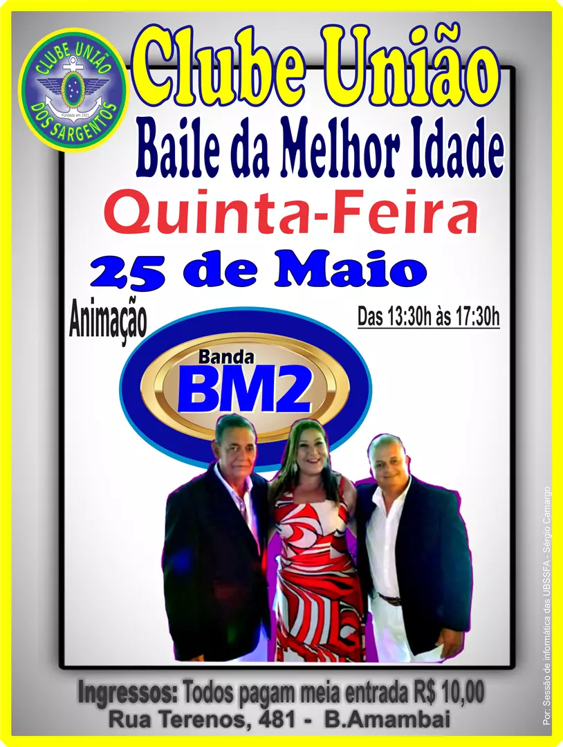 Baile da Melhor Idade 25/05/2023